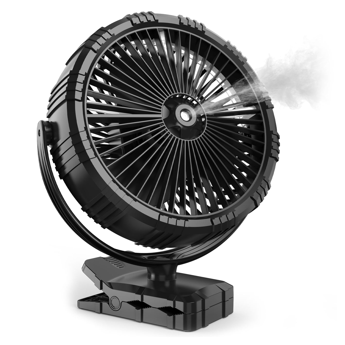 PANERGY F004M  Rechargeable Misting Fan with Clip & Timer