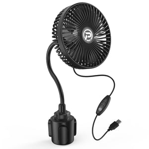 PANERGY F007A Rechargeable Car Mount Fan