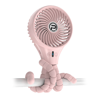 PANERGY F008 Auto-Oscillating Rechargeable Mountable Multi-Flex Fan