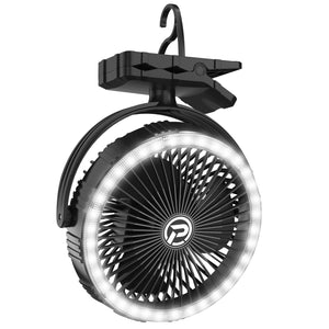 PANERGY F004L  Rechargeable Clip-On Fan with LED Lights