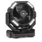 PANERGY D13 Rechargeable Auto-Oscillating Utility & Camping Fan